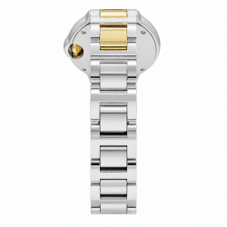 Cartier Ballon Bleu De 28MM W69007Z3 Two Tone White Dial Watch